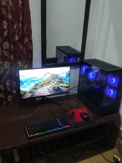 RYZEN 5 3600 PRO with RX 6600 XT with complete gaming setup