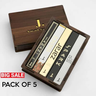 Junaid Jamshaid Unisex Pocket Perfume Pack of 5 free delivery