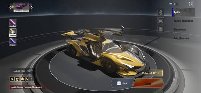 PUBG CAR CARD AVAILABLE NEW APPOLO