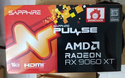 Brand New Sapphire Pulse 9060xt 16GB (1.57 Lakhs)