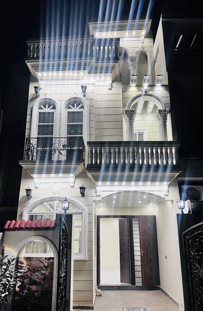 3 Marla Triple Storey Spanish House Urgent For Sale In Canal Garden Lahore