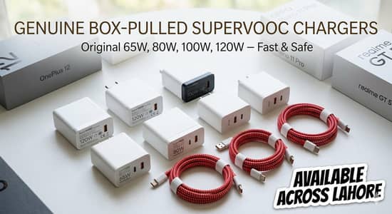 Original Charger OnePlus Oppo Realme 65w 80w 100w 120W Box Pulled