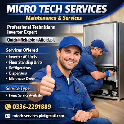 Fridge Repair - Microwave Repair - AC Repair - AC Service - AC Fitting