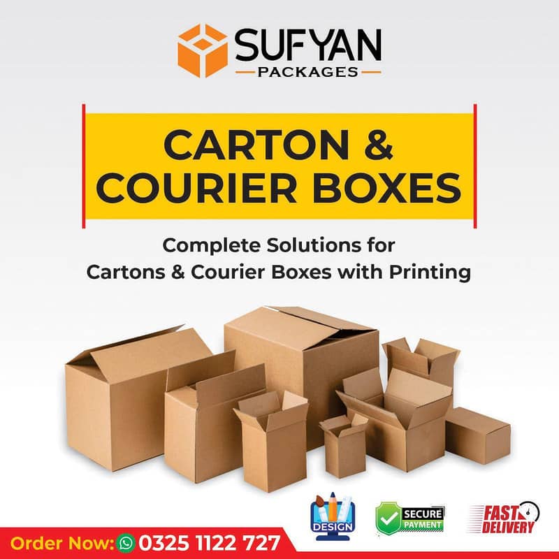 Carton, Pizza, Shoe & E-Commerce Boxes 0