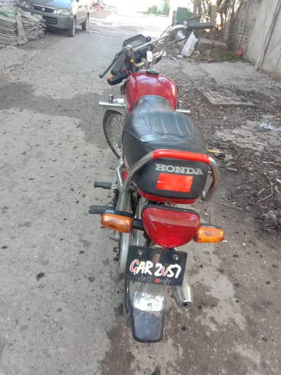 Punjab number 1st owner named Honda cd70 2016 demand 80000