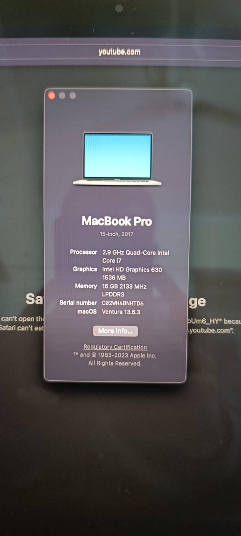 MACBook Pro 2017 1