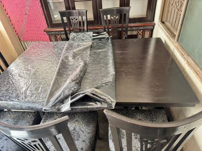 dining table with 6 chairs for sale