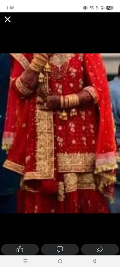 bridal dress  used  just 2  hour