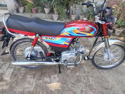Honda CD 70 2026 Model Excellent Condition | Original Engine