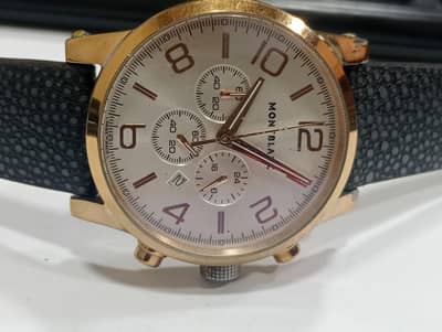 Montblanc Timewalker Chronograph Automatic Silver Dial Men's Watch