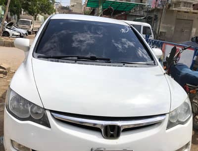 Honda Civic reborn 8 generation super white all original