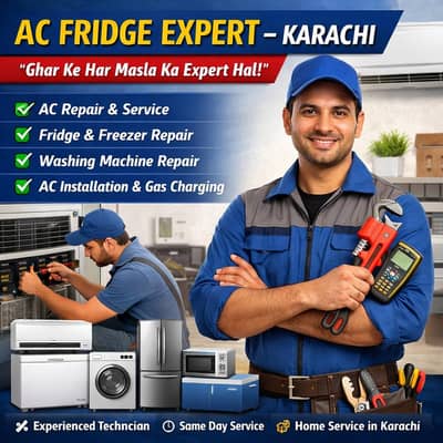 Fridge Repair - AC Repair - AC Service - AC Fitting - Microwave Repair