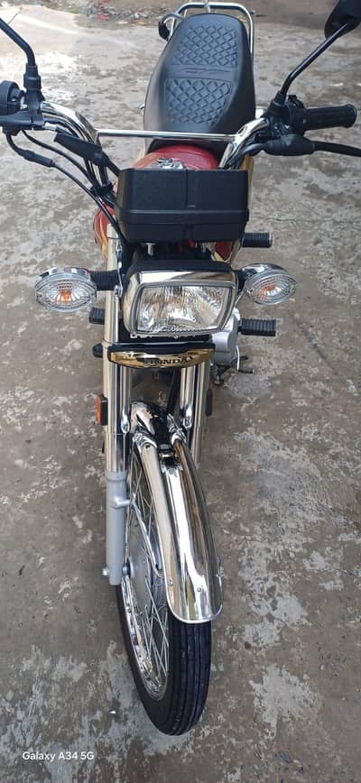 Honda 125 gold clr hlt 10by 10  fitt hy biometric mauke per