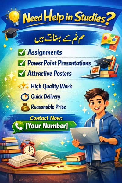 Assignment, Presentation and Project Writing