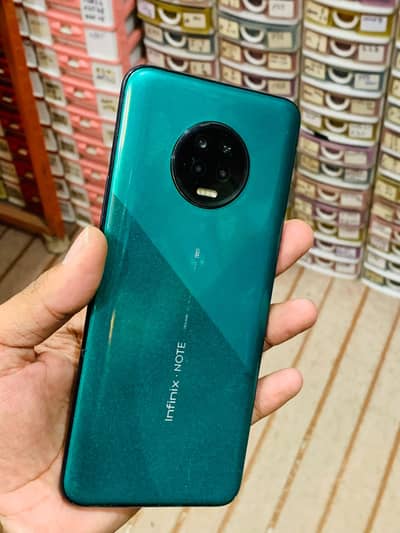 infinix note 7   ,6/128 momre glass chnge finger okay