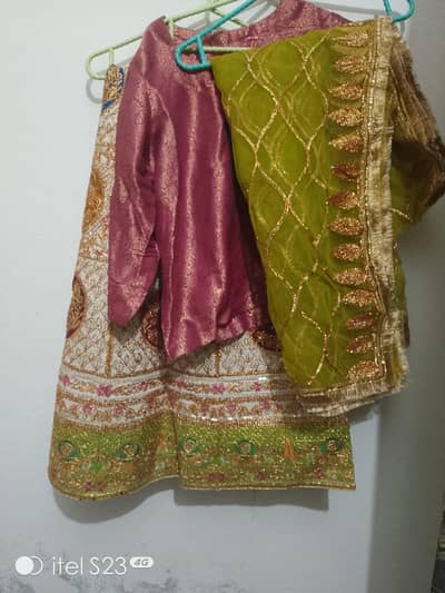 Mehndi Wear Lehenga