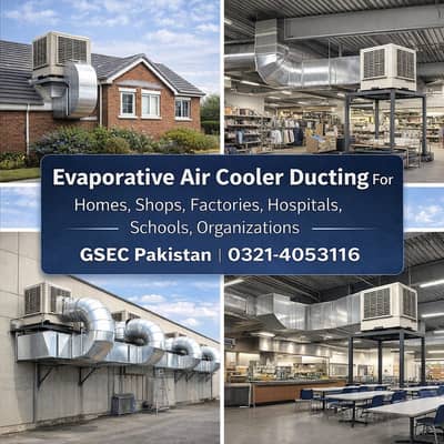 evaporative duct cooler Industrial/Plaza/Hospital/factory/industries