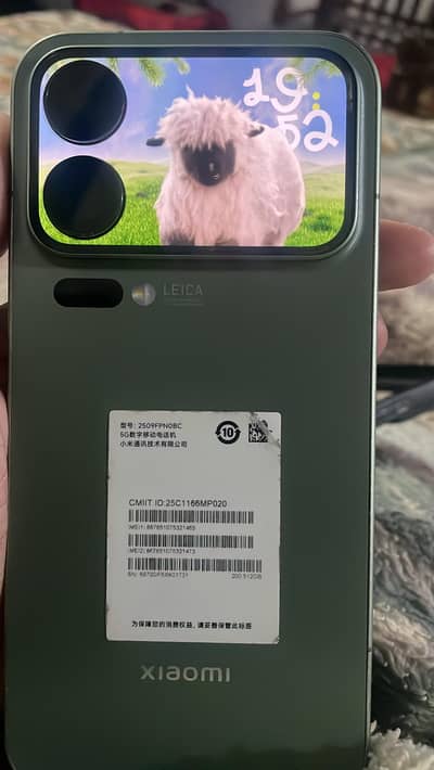 xiaomi 17promax  16 512 gb green clr non acive