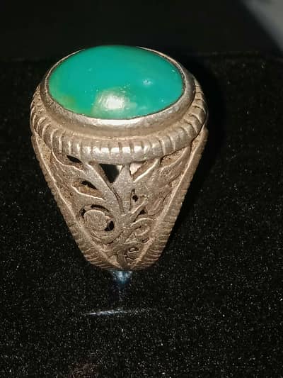 Hussaini Feroza silver ring