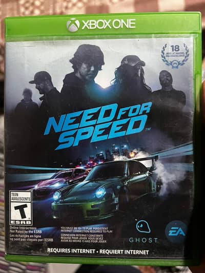 Need For Speed 2015 disc Xbox One Disc