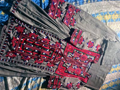 handmade 3 PC  Balochi dress on sale