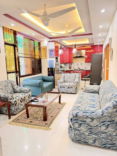 Semi- furnished 4.5 Marla model Apartment Sale in State Bank Colony