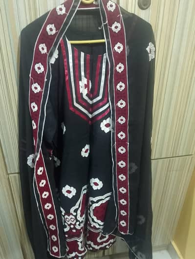 full embroidery dress