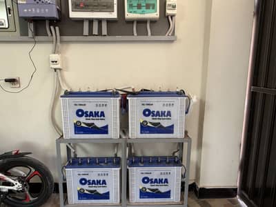 Osaka TA-2500 Tall Tubular Battery 12V 230Ah | Long Life Backup