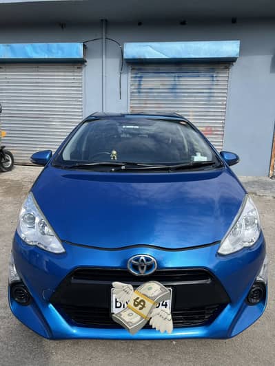 Toyota Aqua Hybrid Push Start Full Option Electric Blue Color