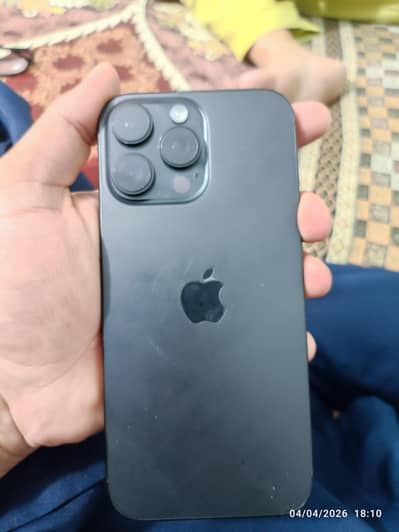 Iphone 16 pro max jv 256 with original box and cable