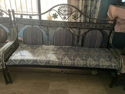 IRON SOFA SET 5 SITTER