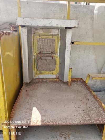 Iron shawarma counter