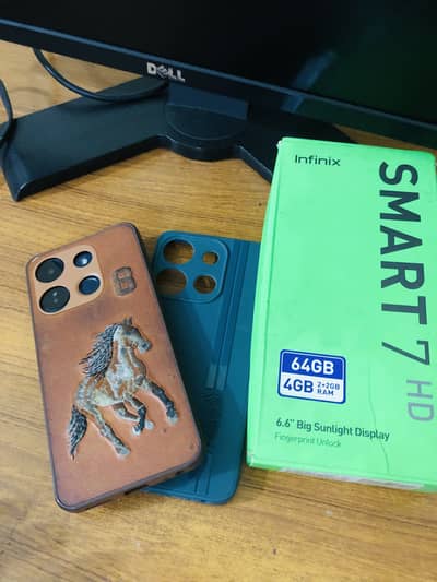 infinix smart7 4/64 seald with box