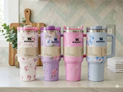 Stanley tumbler  with box and straw limited stock