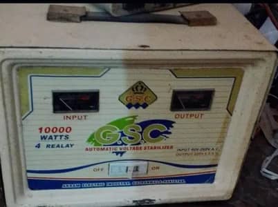 10,000 watts stablizer  used pure copper  specialy designed by low vol