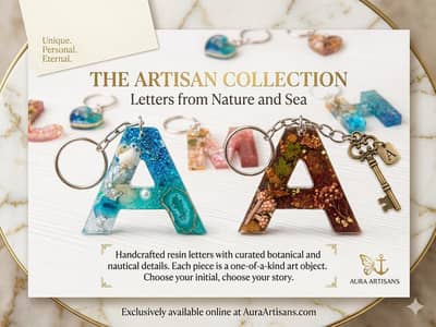 Alphabet keychain customize Handmade