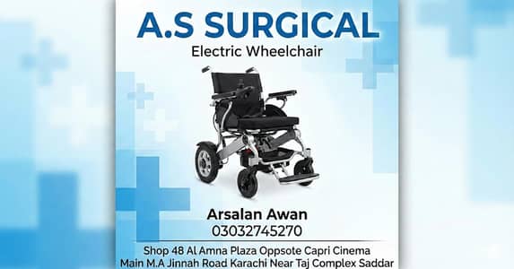 Electric Wheel Chair Motorize Wheel Chair Automatic Light Whight.