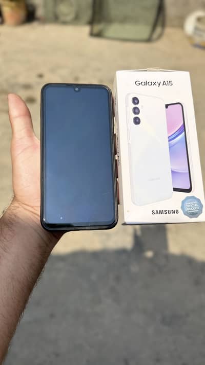 Samsung A15 6/128GB Official PTA condition 10/10 hai All ok phone hai