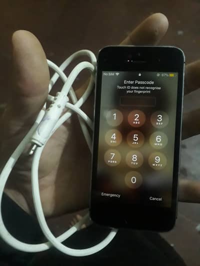 Apple iPhone 5s bypass nonpta with data cable