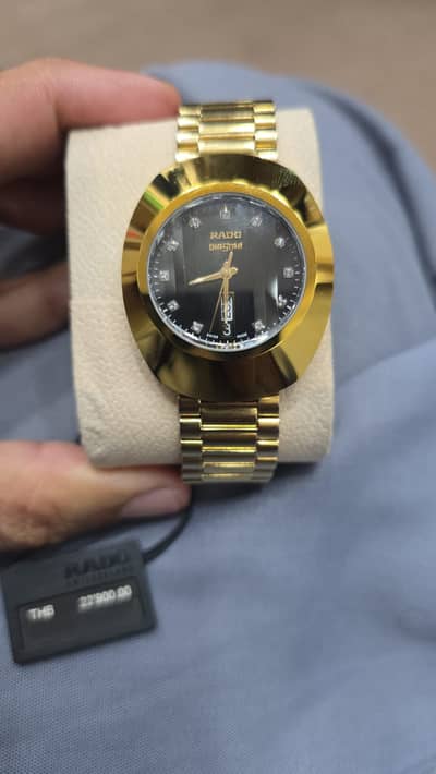 Rado DiaStar 11 Diamond Black Dial Quartz Watch 2024 Model With Box