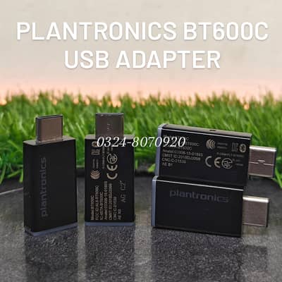 Plantronics Poly BT600c USB-C Bluetooth Adapter for Voyager Focus 1 2