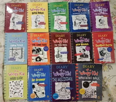 Diary of a Wimpy Kid Collection (14 Books) – Very Good Condition