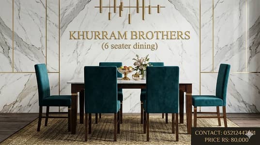 Dining Table | 6 seater | 8 seater | coffee chairs | marble dining |