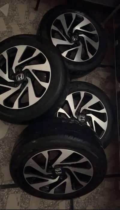 Civic x rim tyres