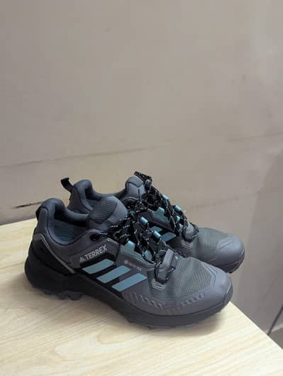 Adidas Terrex Swift R3 Gore-Tex hiking shoes.