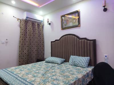 1 BHK Fully Furnished Flat Available For Rent In Block H-3 Johar Town Lahore