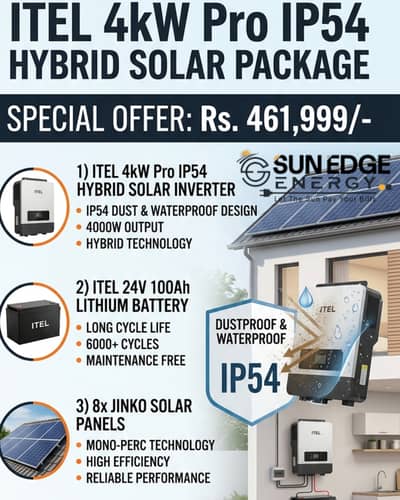 ITEL 4kW Pro IP54 Hybrid Solar System