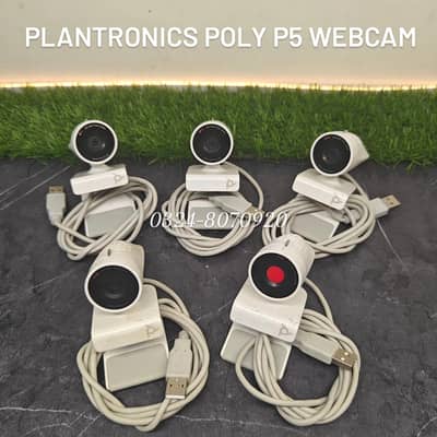 Plantronics Poly Studio P5 1080p HD Webcam Noise Remover Microphone  M