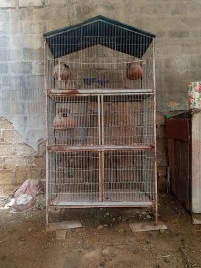 cage 5 portion iron good condition