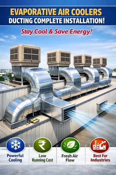 evaporative air cooler/Industrial/Restaurants/Godown/Factory/Hospitals